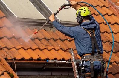 Démoussage et hydrofuge de toiture à Villanière